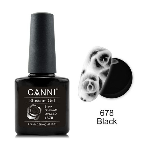Canni Blossom Gel Black #678 7.3ml