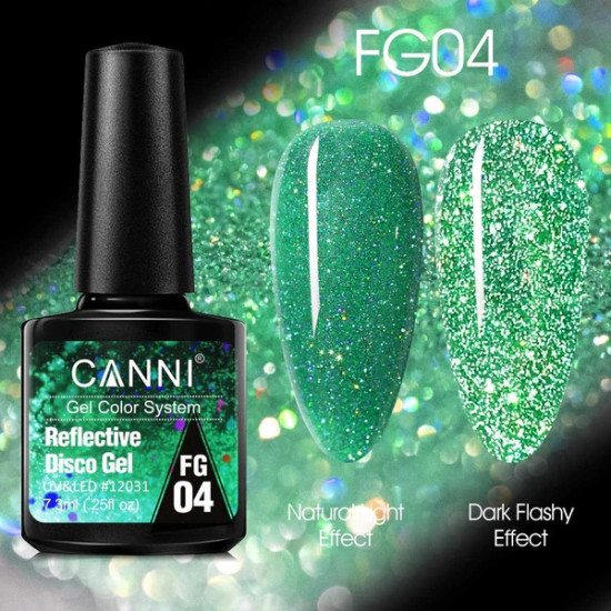 Canni Reflective Disco Gel 7.3ml FG04