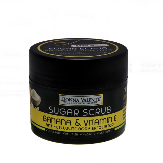 Donna Valente Sugar Body Scrub Banana & Vitamin E 250g