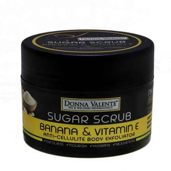 Donna Valente Sugar Body Scrub Banana & Vitamin E 600g