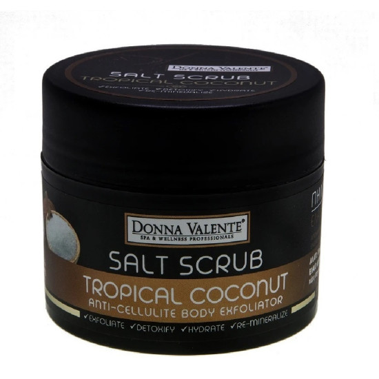 Donna Valente Salt Scrub Tropical Coconut 600gr